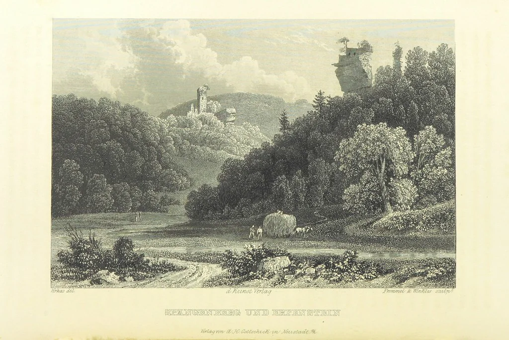 An illustration from Die malerische und romantische Pfalz, etc, 1840, leaf 124