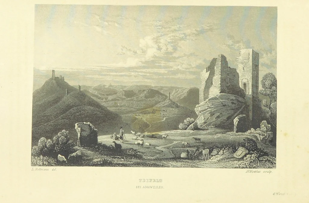 An illustration from Die malerische und romantische Pfalz, etc, 1840, leaf 20