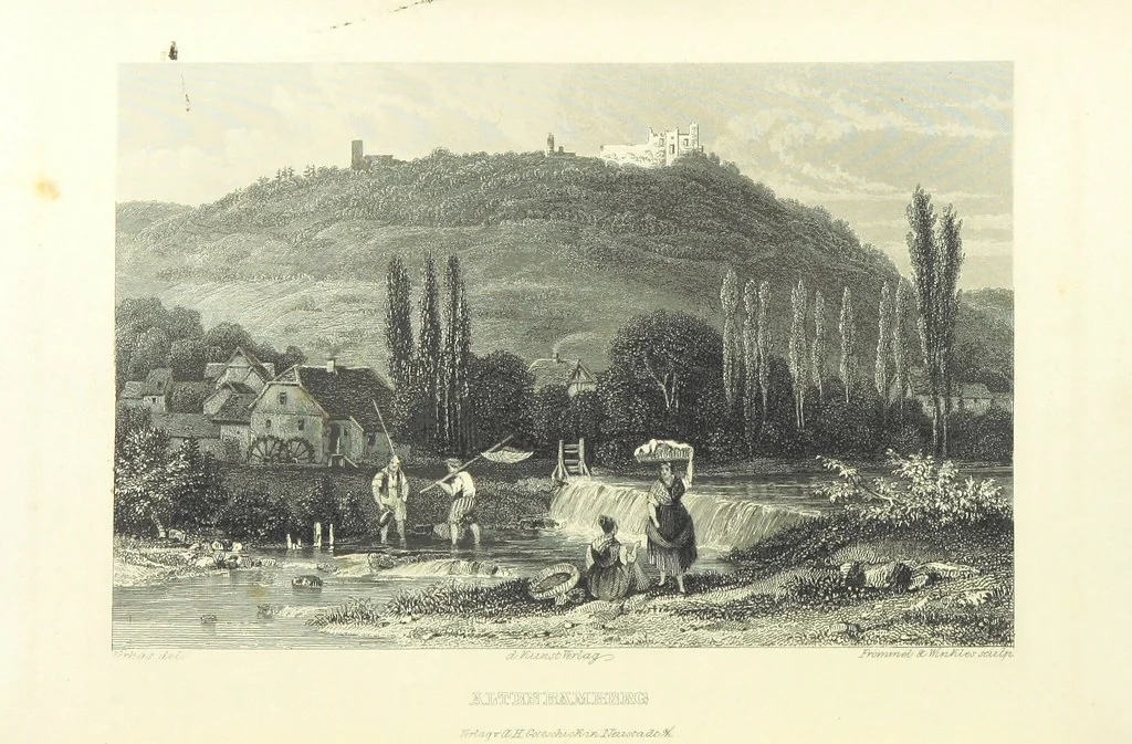 An illustration from Die malerische und romantische Pfalz, etc, 1840, leaf 206