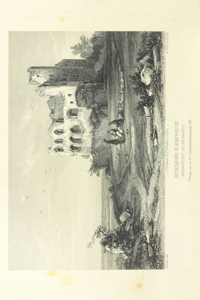 An illustration from Die malerische und romantische Pfalz, etc, 1840, leaf 88