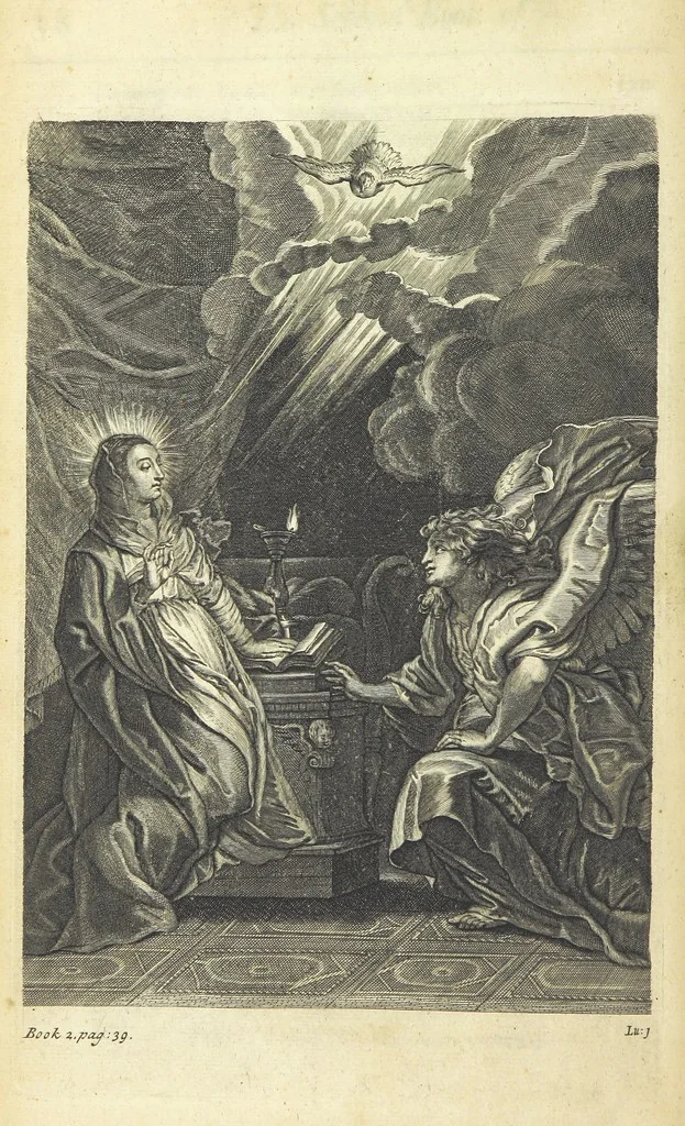 An illustration from The Life of Our Blessed Lord & Saviour Jesus Christ. An heroic poem ... Illustrated by necessary notes ... also a prefatory discourse concerning heroic poetry. With sixty copper-plates [by William Faithorne, 1693, leaf 100