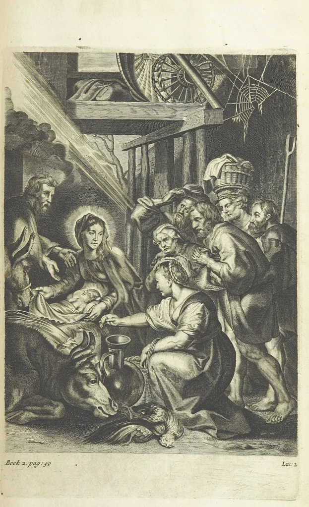 An illustration from The Life of Our Blessed Lord & Saviour Jesus Christ. An heroic poem ... Illustrated by necessary notes ... also a prefatory discourse concerning heroic poetry. With sixty copper-plates [by William Faithorne, 1693, leaf 115