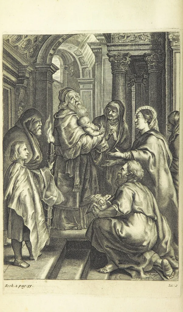 An illustration from The Life of Our Blessed Lord & Saviour Jesus Christ. An heroic poem ... Illustrated by necessary notes ... also a prefatory discourse concerning heroic poetry. With sixty copper-plates [by William Faithorne, 1693, leaf 124