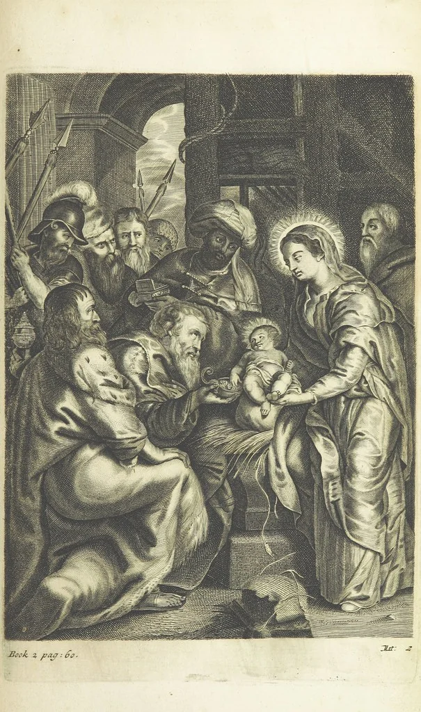 An illustration from The Life of Our Blessed Lord & Saviour Jesus Christ. An heroic poem ... Illustrated by necessary notes ... also a prefatory discourse concerning heroic poetry. With sixty copper-plates [by William Faithorne, 1693, leaf 131