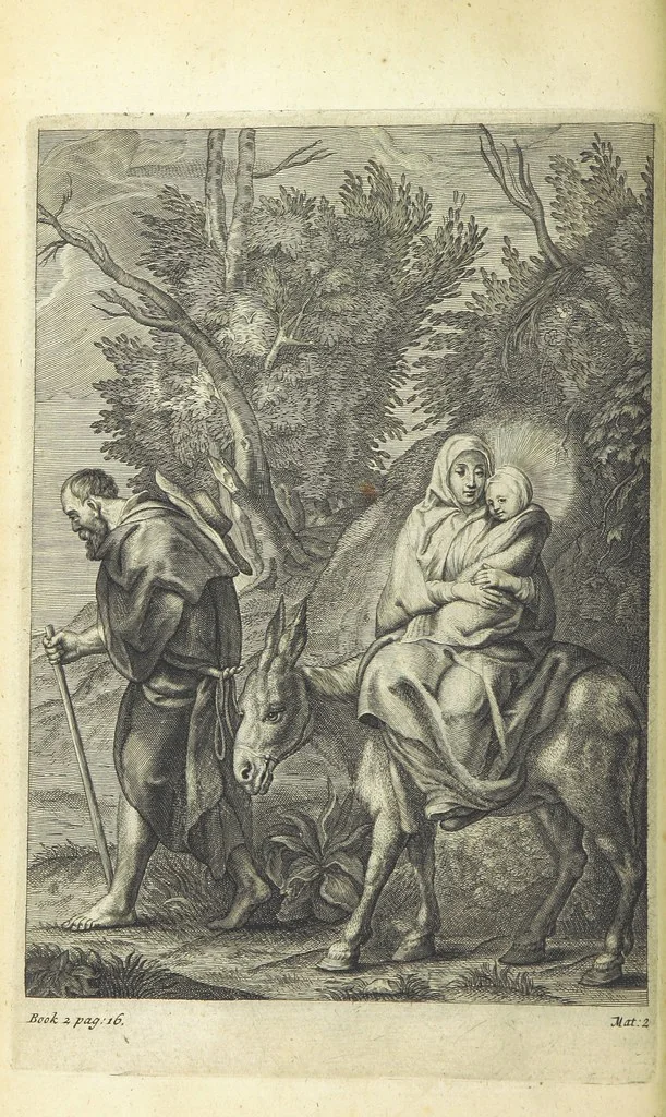 An illustration from The Life of Our Blessed Lord & Saviour Jesus Christ. An heroic poem ... Illustrated by necessary notes ... also a prefatory discourse concerning heroic poetry. With sixty copper-plates [by William Faithorne, 1693, leaf 136