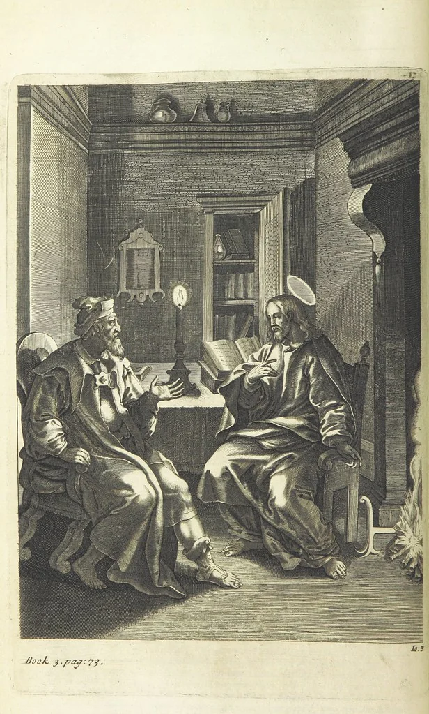 An illustration from The Life of Our Blessed Lord & Saviour Jesus Christ. An heroic poem ... Illustrated by necessary notes ... also a prefatory discourse concerning heroic poetry. With sixty copper-plates [by William Faithorne, 1693, leaf 152