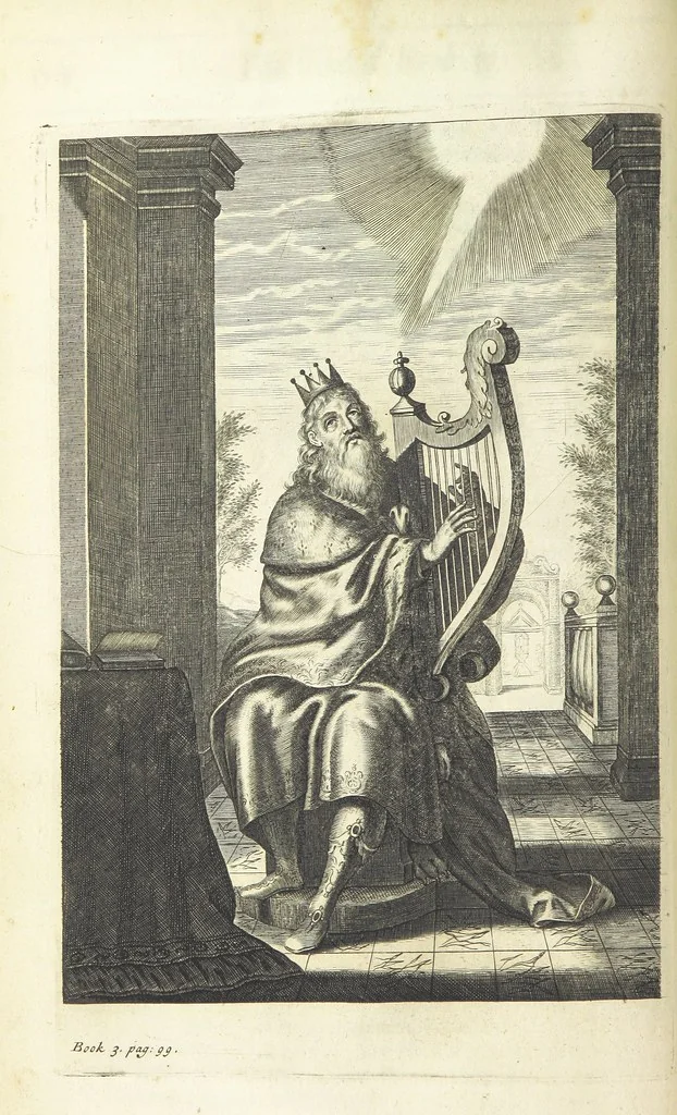 An illustration from The Life of Our Blessed Lord & Saviour Jesus Christ. An heroic poem ... Illustrated by necessary notes ... also a prefatory discourse concerning heroic poetry. With sixty copper-plates [by William Faithorne, 1693, leaf 184