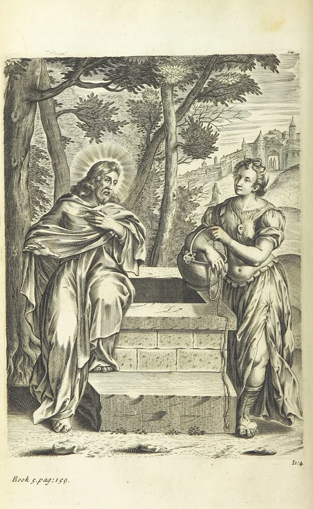 An illustration from The Life of Our Blessed Lord & Saviour Jesus Christ. An heroic poem ... Illustrated by necessary notes ... also a prefatory discourse concerning heroic poetry. With sixty copper-plates [by William Faithorne, 1693, leaf 266