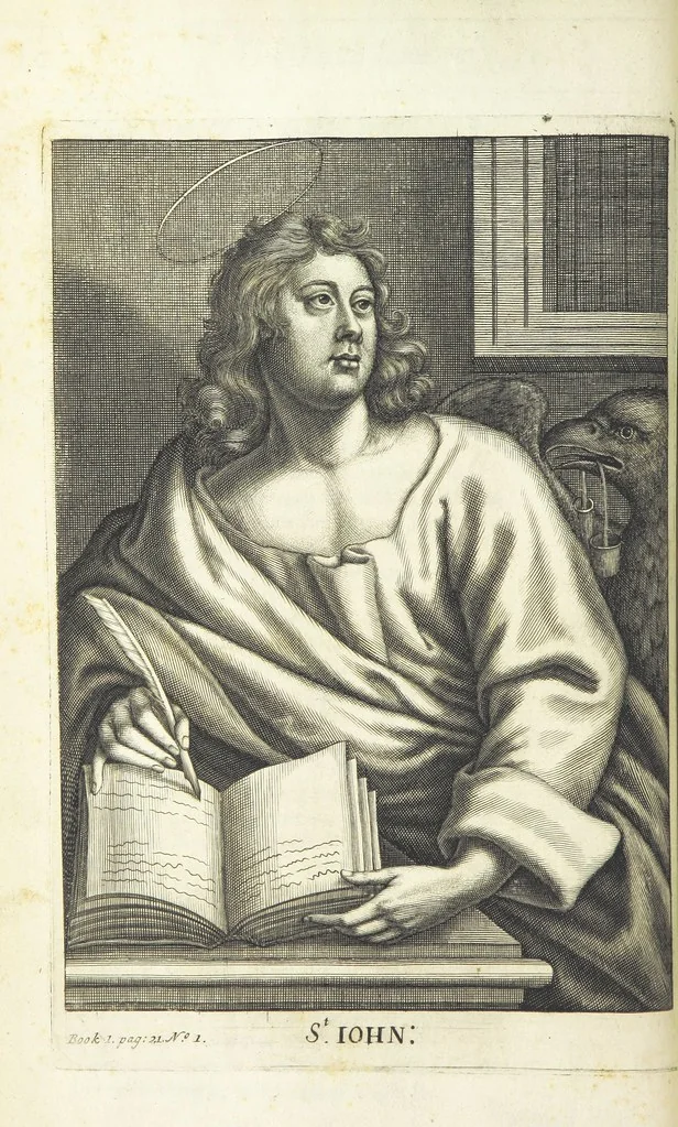 An illustration from The Life of Our Blessed Lord & Saviour Jesus Christ. An heroic poem ... Illustrated by necessary notes ... also a prefatory discourse concerning heroic poetry. With sixty copper-plates [by William Faithorne, 1693, leaf 76