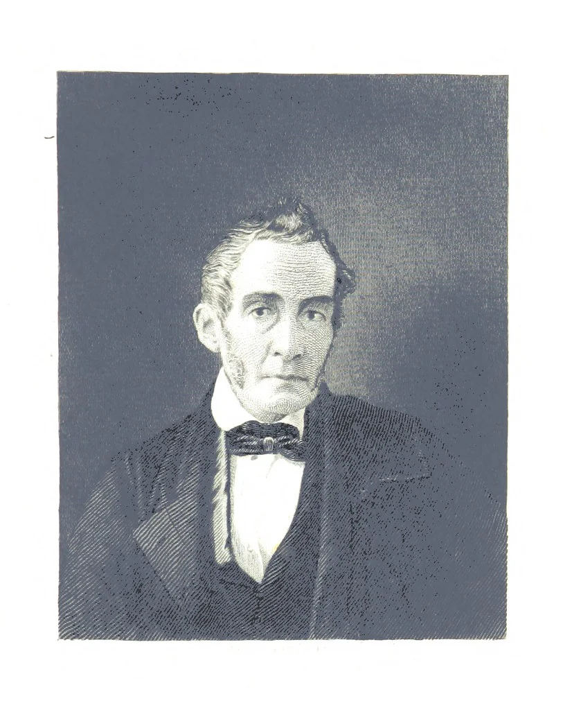 An illustration from History of Congress, biographical and political: comprising memoirs of members of the Congress of the United States, etc, 1848, leaf 205