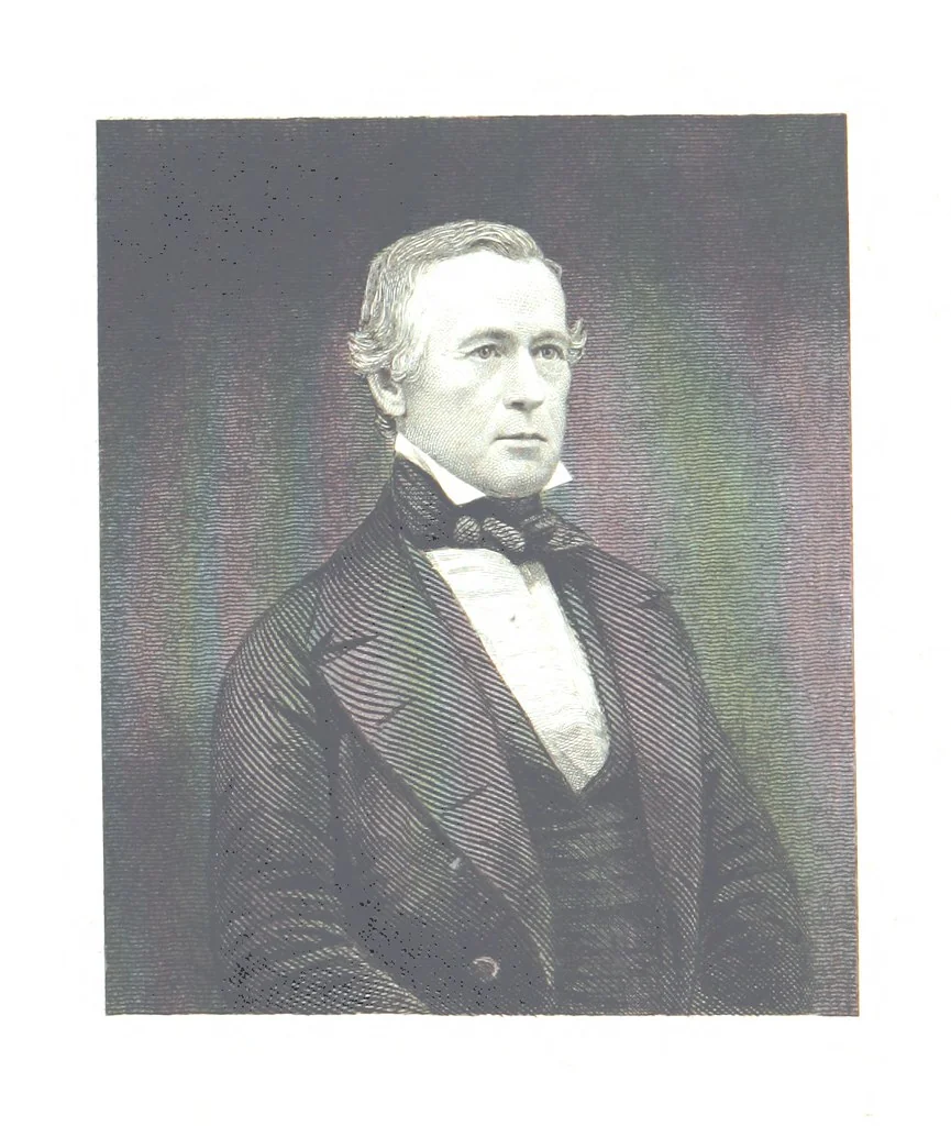 An illustration from History of Congress, biographical and political: comprising memoirs of members of the Congress of the United States, etc, 1848, leaf 584