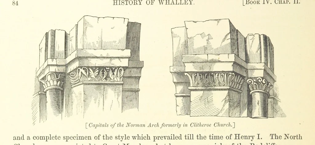 An illustration from An History of the original Parish of Whalley and Honor of Clitheroe. ... To which is subjoined an account of the Parish of Cartmell ... The Third edition, revised and enlarged. With additional engravings, 1872, leaf 142