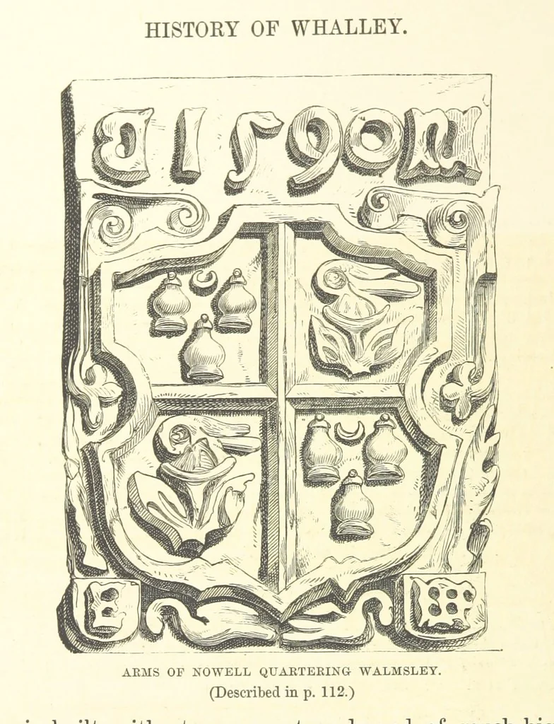 An illustration from An History of the original Parish of Whalley and Honor of Clitheroe. ... To which is subjoined an account of the Parish of Cartmell ... The Third edition, revised and enlarged. With additional engravings, 1872, leaf 174
