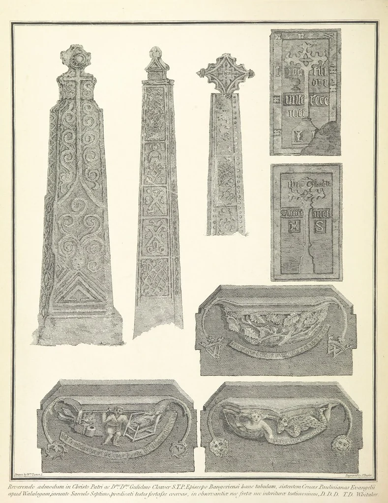 An illustration from An History of the original Parish of Whalley and Honor of Clitheroe. ... To which is subjoined an account of the Parish of Cartmell ... The Third edition, revised and enlarged. With additional engravings, 1872, leaf 28