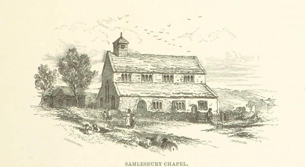 An illustration from An History of the original Parish of Whalley and Honor of Clitheroe. ... To which is subjoined an account of the Parish of Cartmell ... The Third edition, revised and enlarged. With additional engravings, 1872, leaf 441
