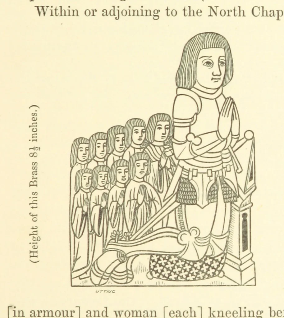 An illustration from An History of the original Parish of Whalley and Honor of Clitheroe. ... To which is subjoined an account of the Parish of Cartmell ... The Third edition, revised and enlarged. With additional engravings, 1872, leaf 45