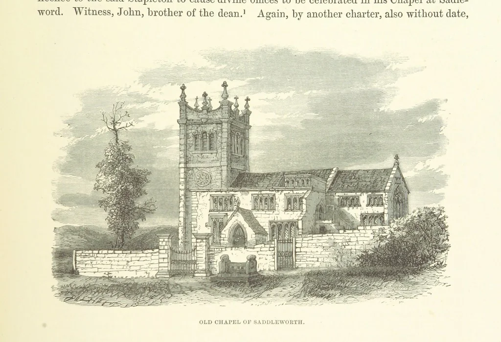An illustration from An History of the original Parish of Whalley and Honor of Clitheroe. ... To which is subjoined an account of the Parish of Cartmell ... The Third edition, revised and enlarged. With additional engravings, 1872, leaf 557