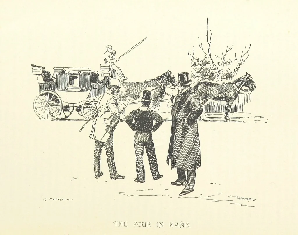 An illustration from The Infant: a novel, 1895, leaf 107