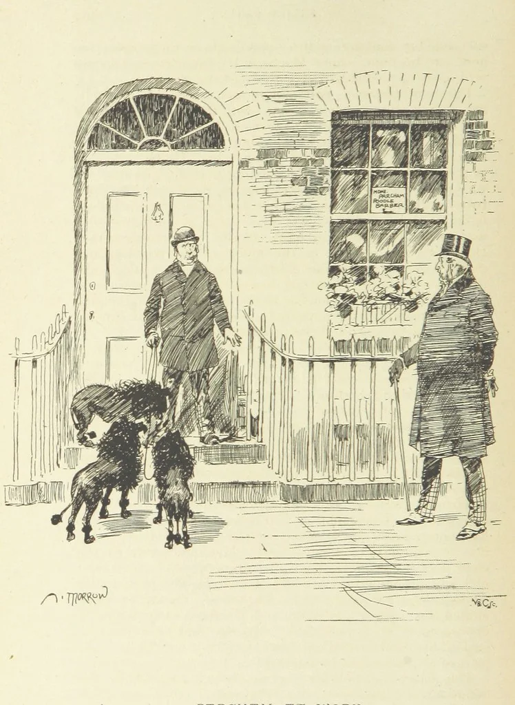 An illustration from The Infant: a novel, 1895, leaf 418