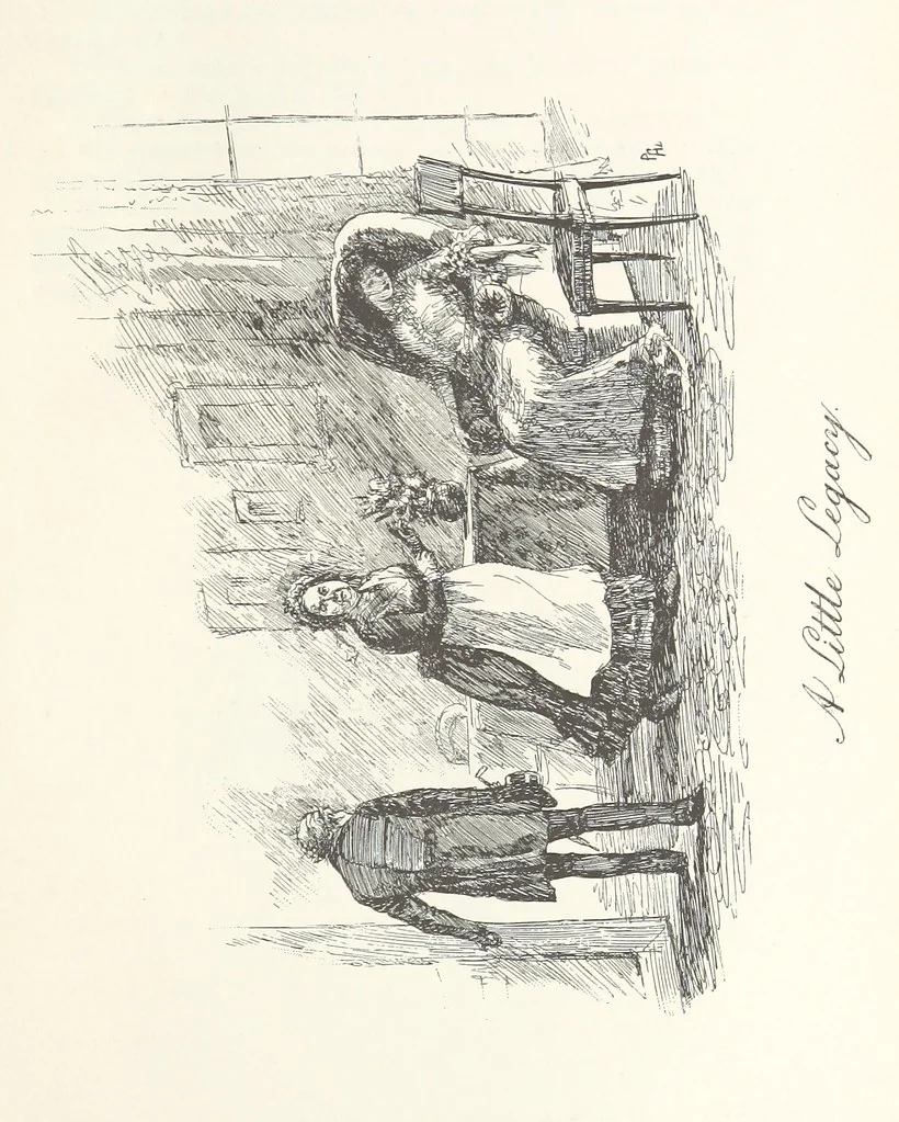 An illustration from The Veiled Hand, a novel of the sixties, the seventies, and the eighties, etc, 1892, leaf 125