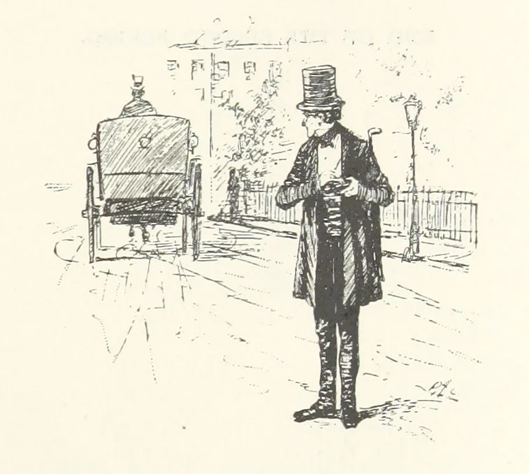 An illustration from The Veiled Hand, a novel of the sixties, the seventies, and the eighties, etc, 1892, leaf 127