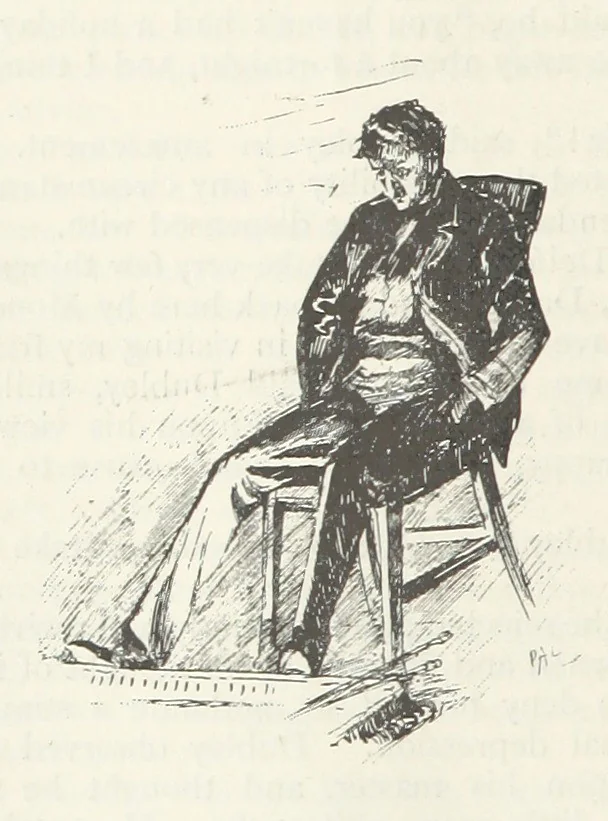 An illustration from The Veiled Hand, a novel of the sixties, the seventies, and the eighties, etc, 1892, leaf 152