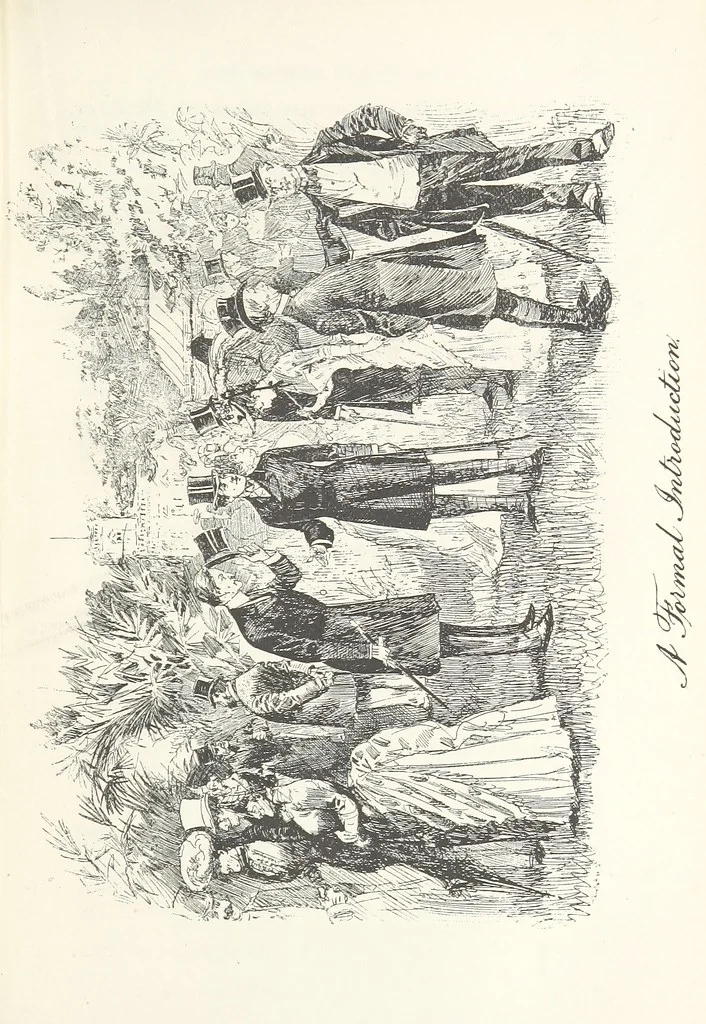An illustration from The Veiled Hand, a novel of the sixties, the seventies, and the eighties, etc, 1892, leaf 261