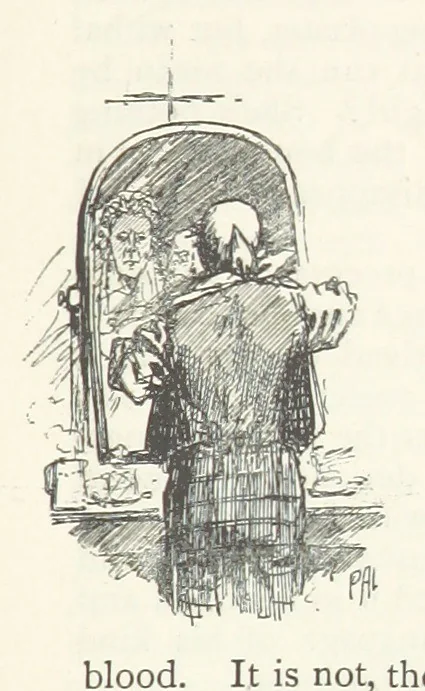An illustration from The Veiled Hand, a novel of the sixties, the seventies, and the eighties, etc, 1892, leaf 29