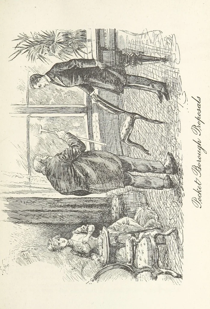 An illustration from The Veiled Hand, a novel of the sixties, the seventies, and the eighties, etc, 1892, leaf 361