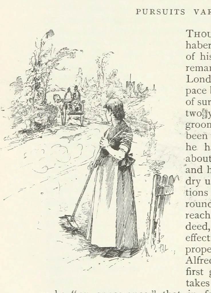 An illustration from The Veiled Hand, a novel of the sixties, the seventies, and the eighties, etc, 1892, leaf 38
