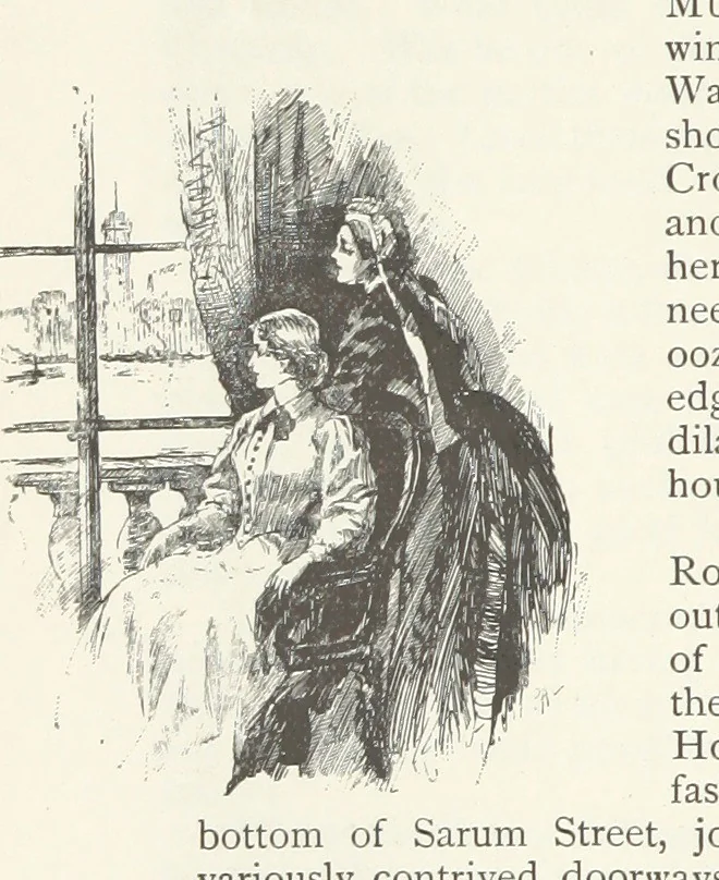 An illustration from The Veiled Hand, a novel of the sixties, the seventies, and the eighties, etc, 1892, leaf 50
