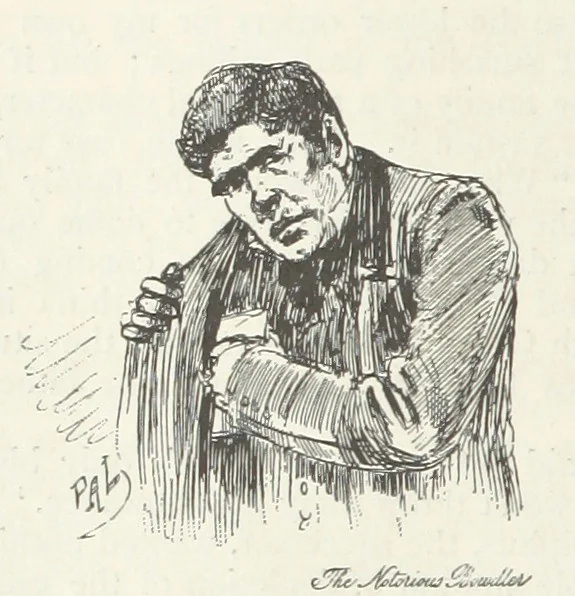 An illustration from The Veiled Hand, a novel of the sixties, the seventies, and the eighties, etc, 1892, leaf 78