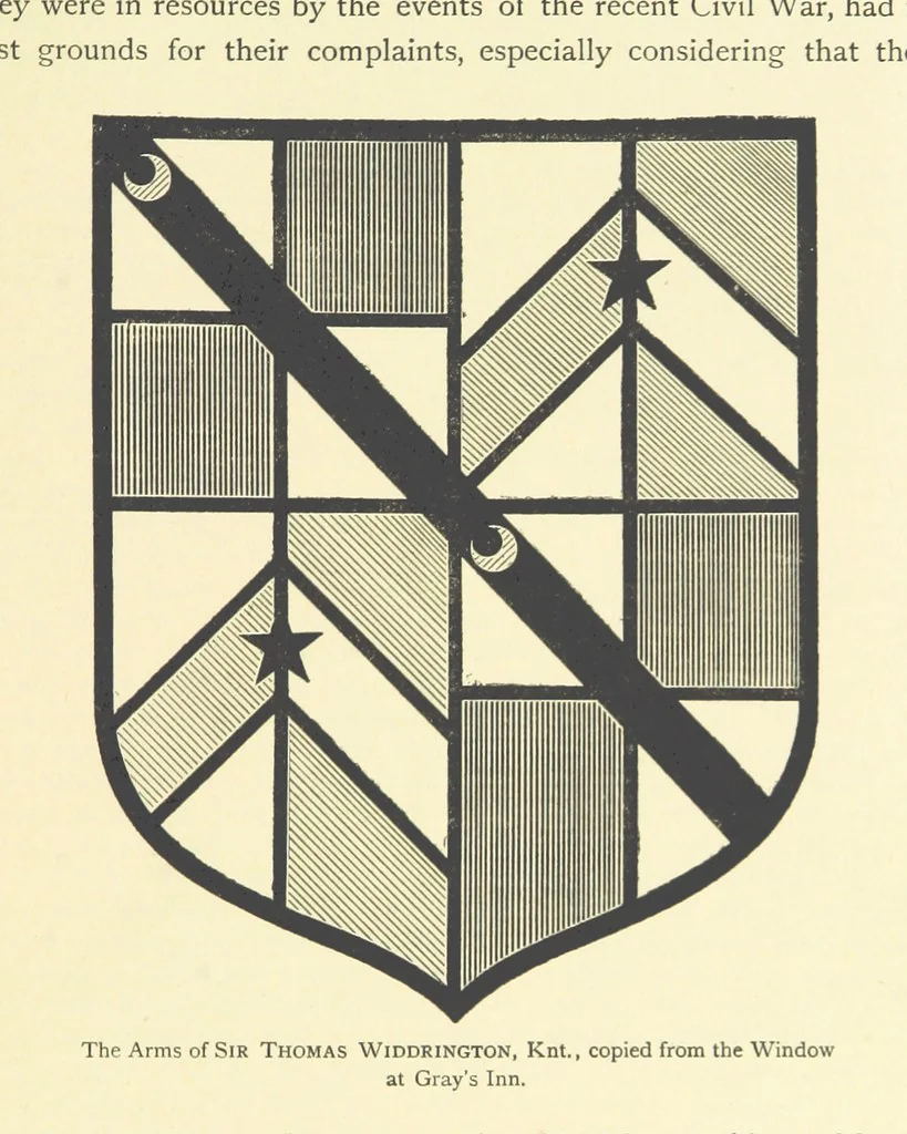 An illustration from Analecta Eboracensia. Some remaynes of the ancient City of York. Collected by a Citizen of York, Sir Thomas Widdrington, Knt. ... Edited and annotated by ... C. Caine, etc. [With plates, 1897, leaf 15