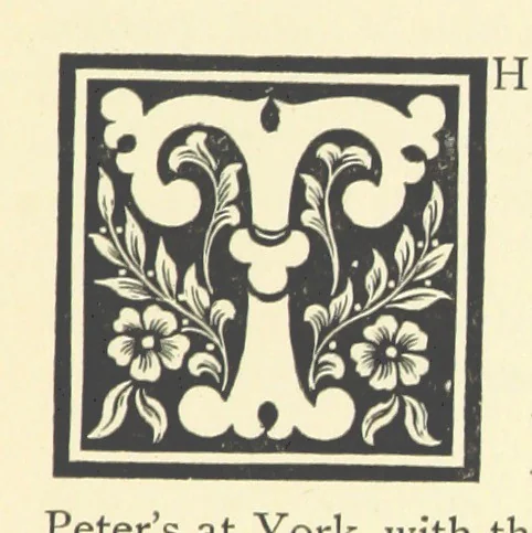 An illustration from Analecta Eboracensia. Some remaynes of the ancient City of York. Collected by a Citizen of York, Sir Thomas Widdrington, Knt. ... Edited and annotated by ... C. Caine, etc. [With plates, 1897, leaf 187