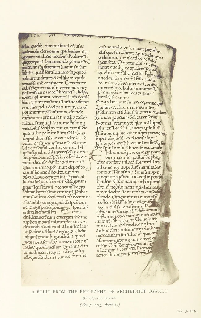 An illustration from Analecta Eboracensia. Some remaynes of the ancient City of York. Collected by a Citizen of York, Sir Thomas Widdrington, Knt. ... Edited and annotated by ... C. Caine, etc. [With plates, 1897, leaf 300