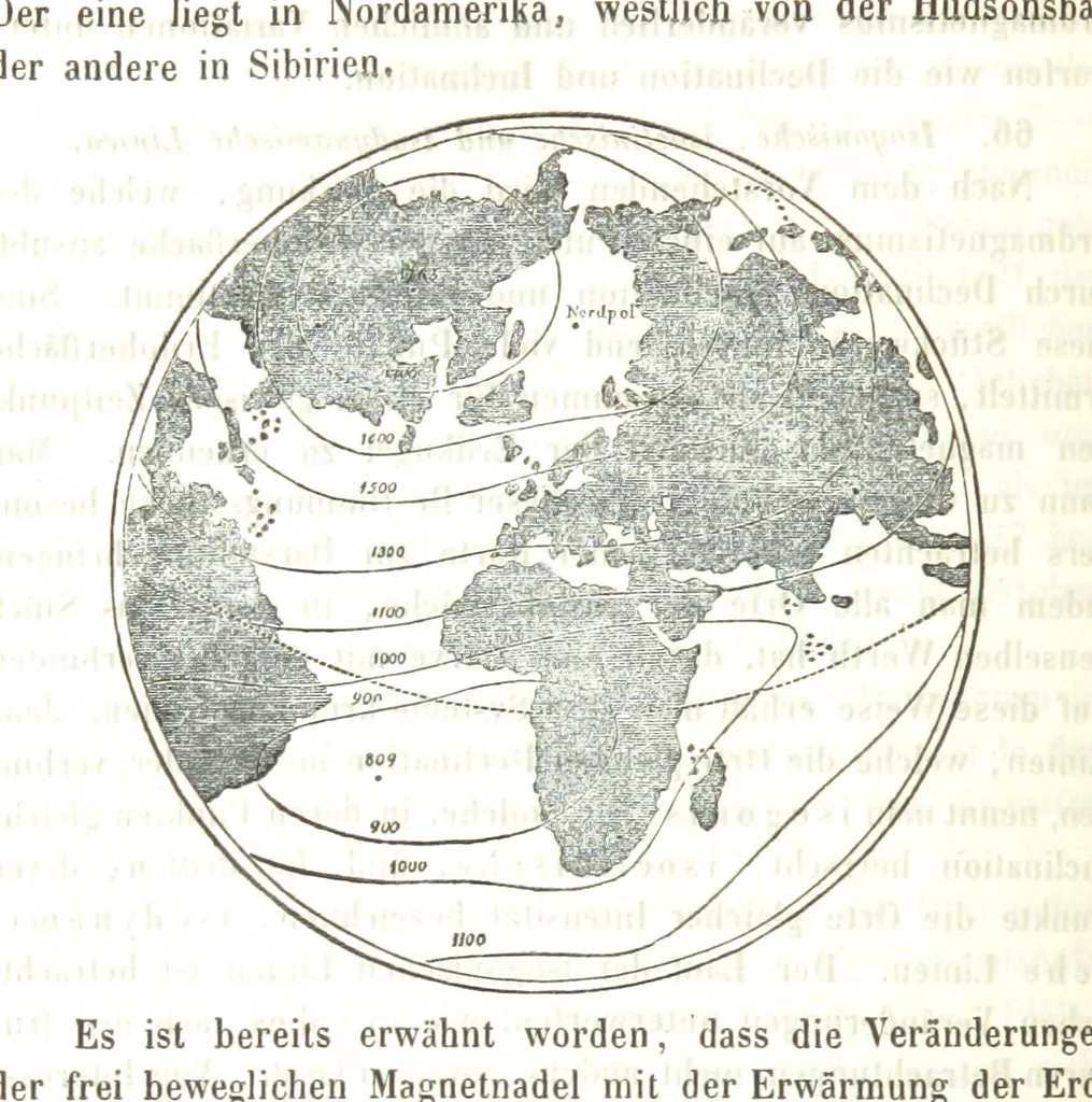 An illustration from Mathematische und physikalische Geographie nebst Chronologie, bearbeitet von Dr. Wiegand, Dr. Cornelius und Dr. von Schmöger, 1857, leaf 220