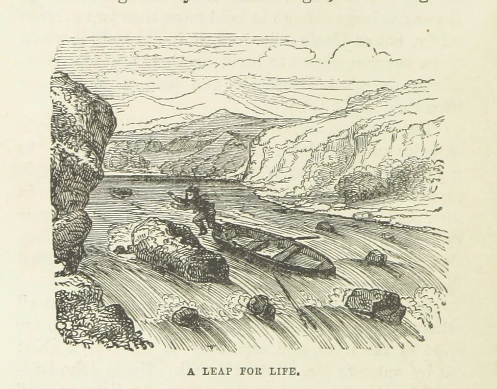 An illustration from Phil Thorndyke's Adventures: and other stories. By F. M. Wilbraham, E. M. Piper, Lady C. Thynne, and others, etc, 1894, leaf 190