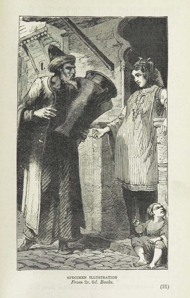 An illustration from Phil Thorndyke's Adventures: and other stories. By F. M. Wilbraham, E. M. Piper, Lady C. Thynne, and others, etc, 1894, leaf 331