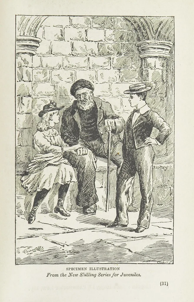 An illustration from Phil Thorndyke's Adventures: and other stories. By F. M. Wilbraham, E. M. Piper, Lady C. Thynne, and others, etc, 1894, leaf 341