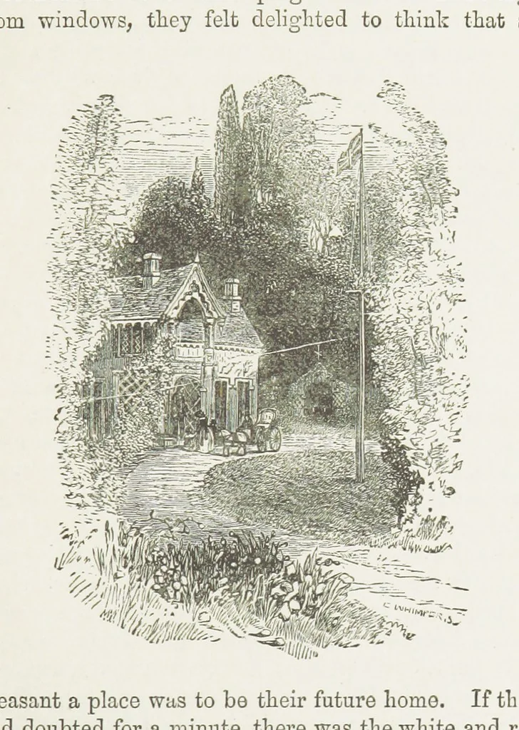 An illustration from Phil Thorndyke's Adventures: and other stories. By F. M. Wilbraham, E. M. Piper, Lady C. Thynne, and others, etc, 1894, leaf 73