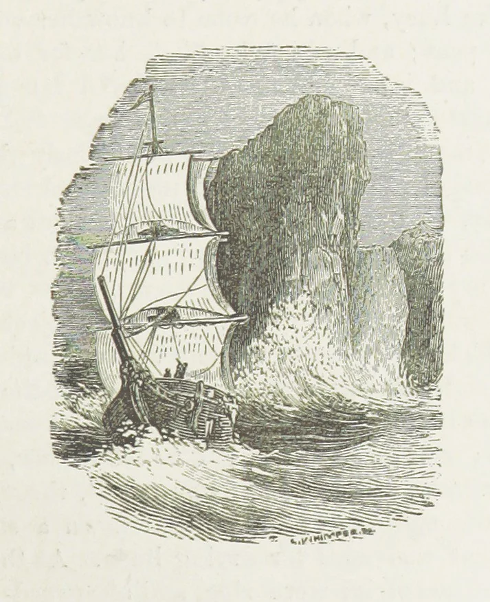 An illustration from Phil Thorndyke's Adventures: and other stories. By F. M. Wilbraham, E. M. Piper, Lady C. Thynne, and others, etc, 1894, leaf 93