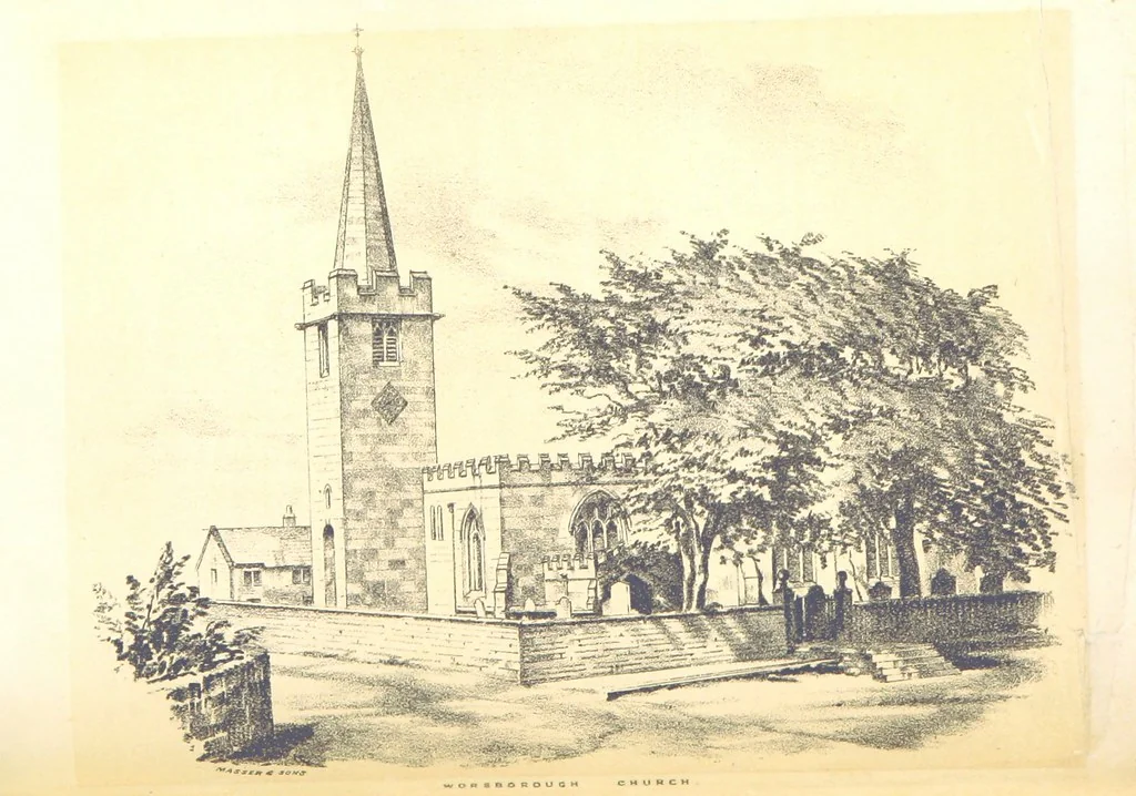 An illustration from Worsborough; its historical associations and rural attractions, 1879, leaf 342