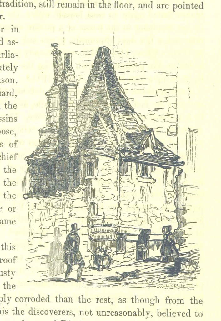 An illustration from Memorials of Edinburgh in the olden time, 1848, leaf 112