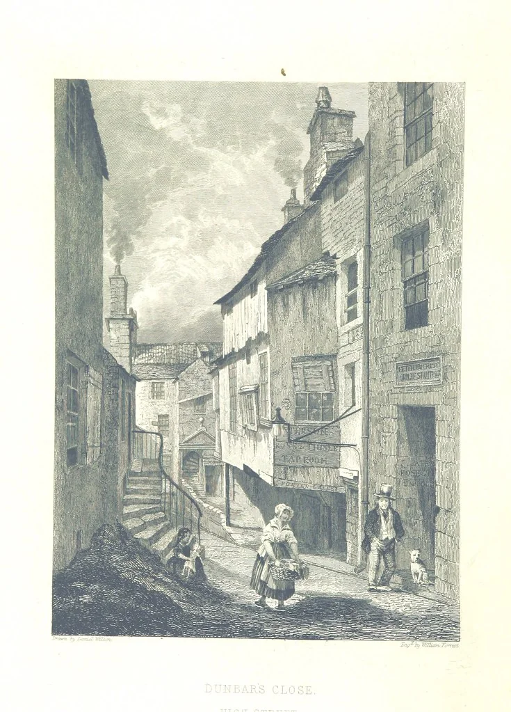 An illustration from Memorials of Edinburgh in the olden time, 1848, leaf 134