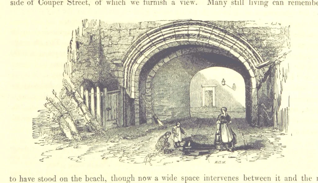 An illustration from Memorials of Edinburgh in the olden time, 1848, leaf 137