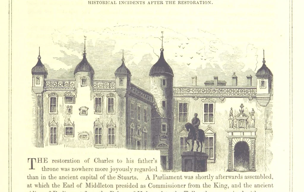 An illustration from Memorials of Edinburgh in the olden time, 1848, leaf 139