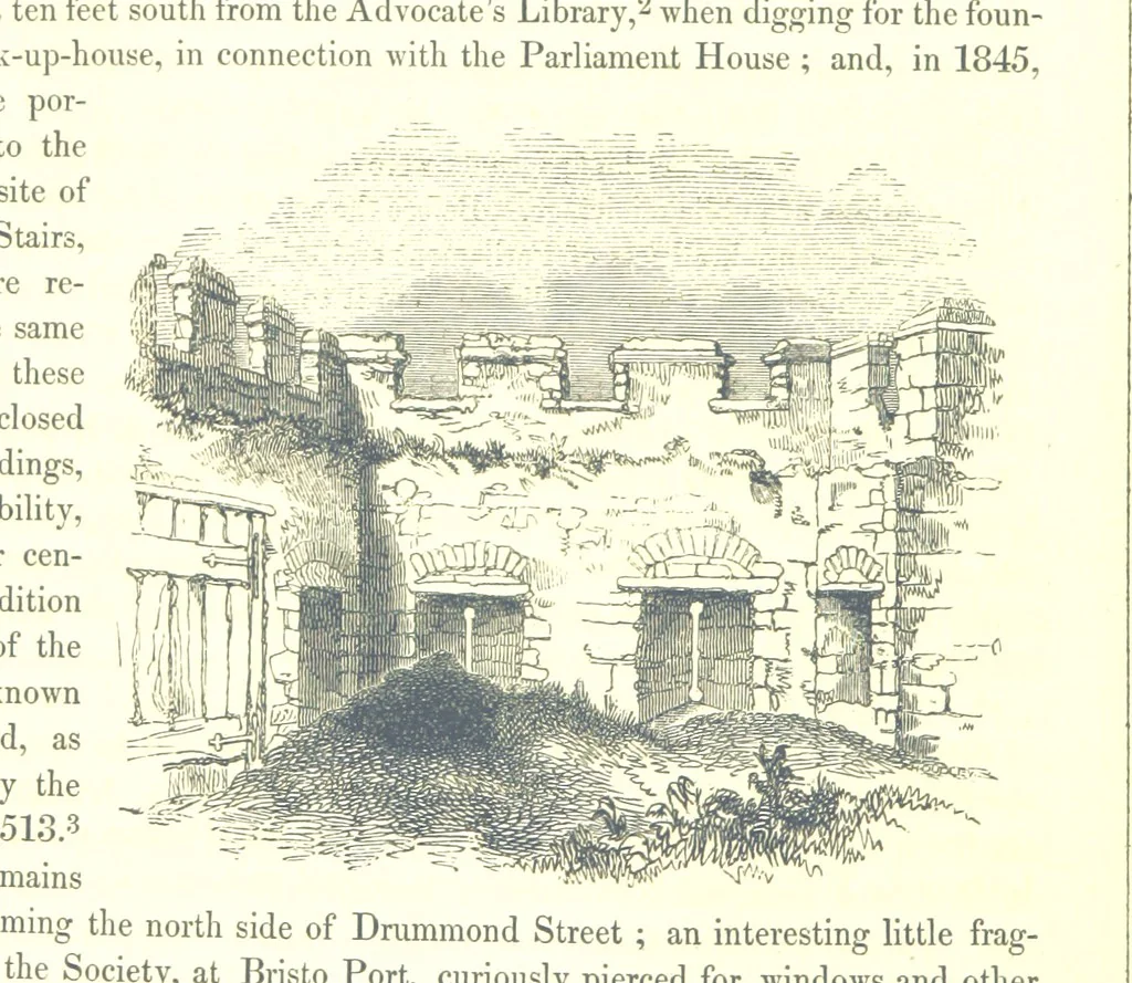 An illustration from Memorials of Edinburgh in the olden time, 1848, leaf 160