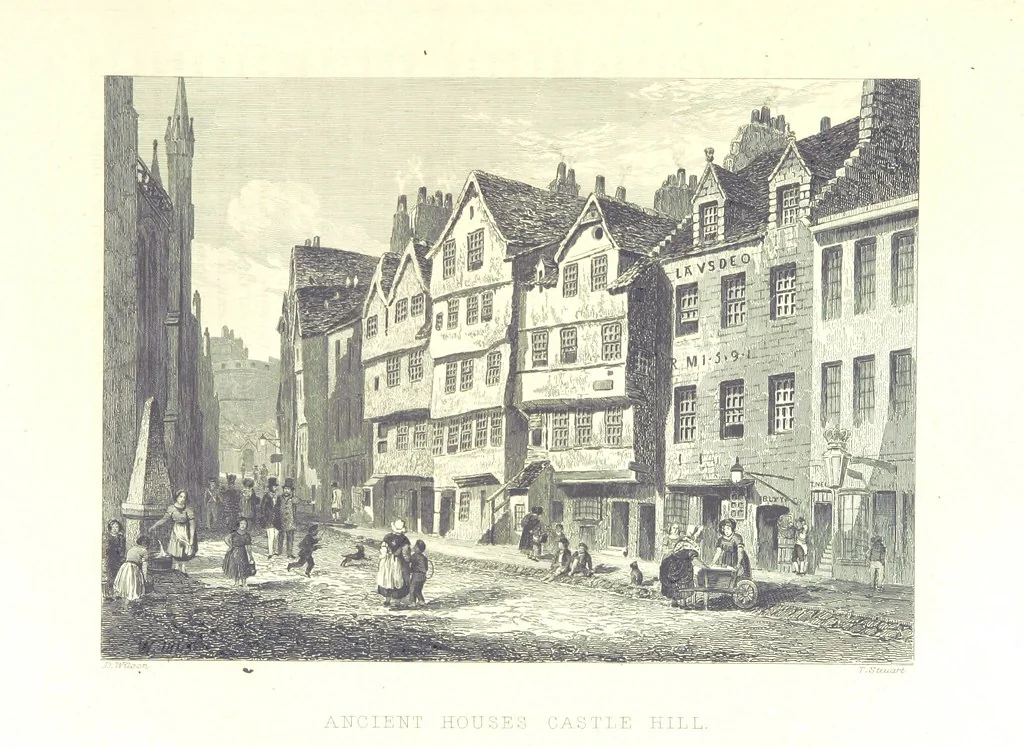 An illustration from Memorials of Edinburgh in the olden time, 1848, leaf 203