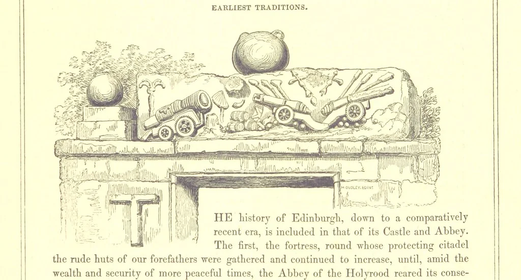 An illustration from Memorials of Edinburgh in the olden time, 1848, leaf 23