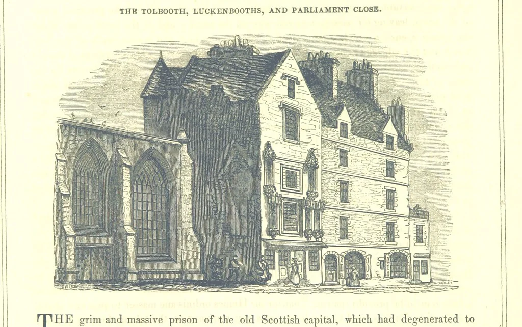 An illustration from Memorials of Edinburgh in the olden time, 1848, leaf 240